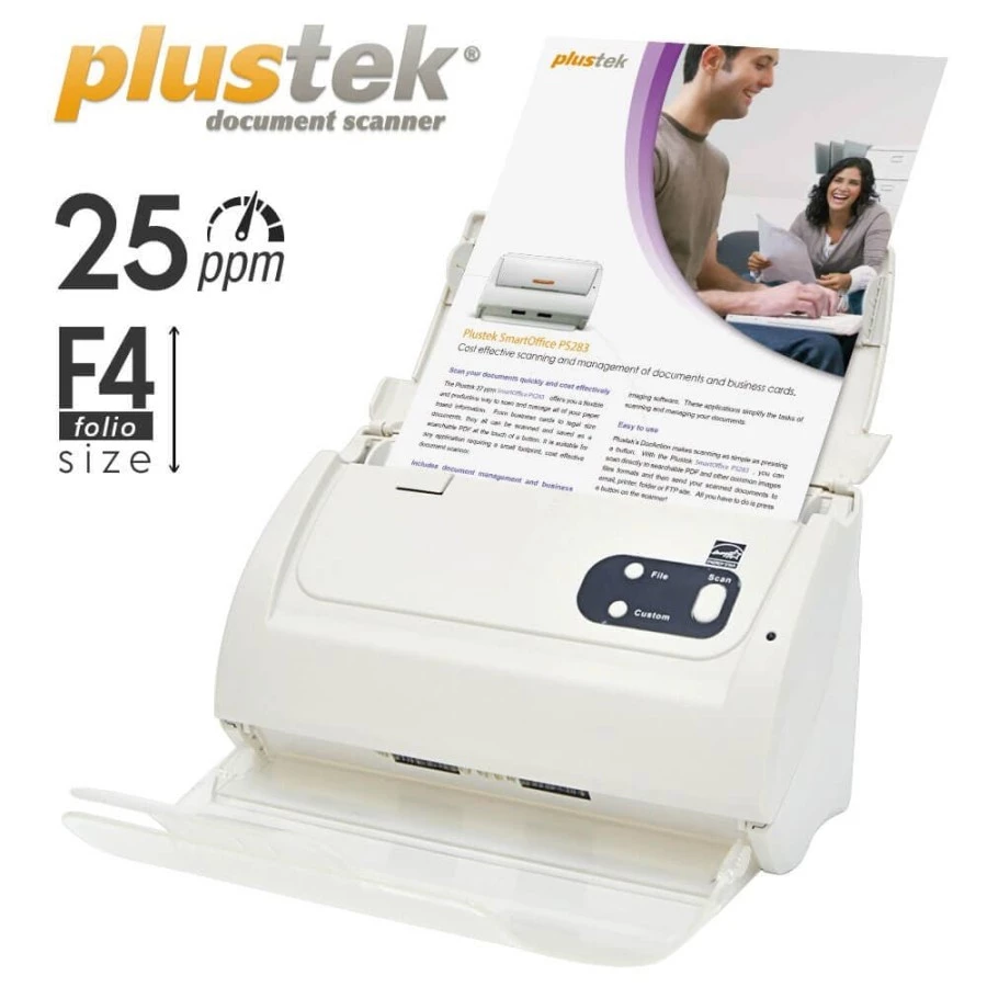 Scanner Plustek SmartOffice PS283 - 25 Lembar/menit